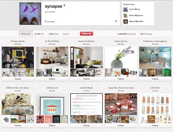 Geek it Out On Pinterest: 10 Benutzer, denen Sie Synapse folgen sollten