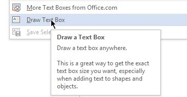 Verwenden Sie diesen Trick für eine bessere Tabellenpositionierung in Microsoft Word MSWord Textbox Draw