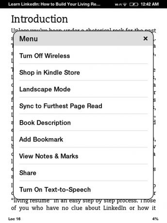 Versteckte Kindle-Funktionen, die Sie im Buchmenü kennen müssen1