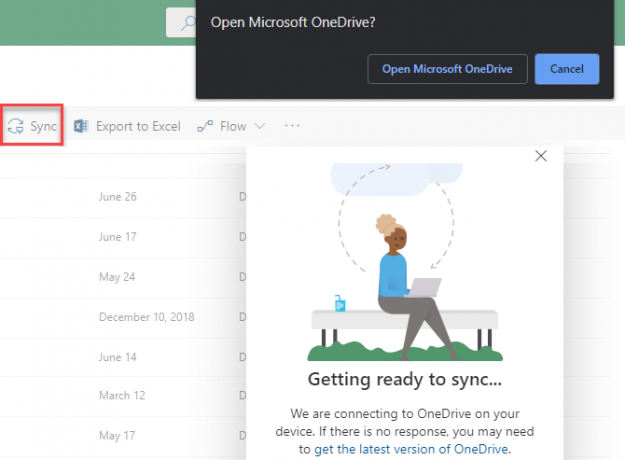 Microsoft SharePoint-Synchronisierung mit OneDrive