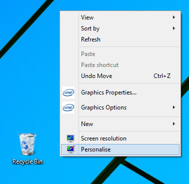 Desktop-Anpassung-Personalisierung