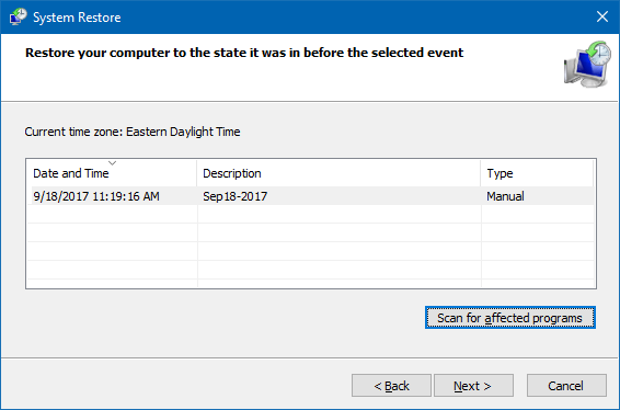 Warum speichert Windows die Registrierung automatisch? Beispiel für eine Windows 10-Systemwiederherstellung