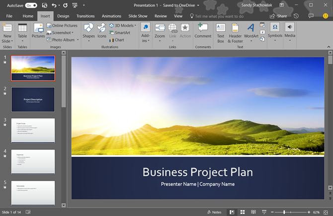 Vergleich Powerpoint online vs. Powerpoint 2016