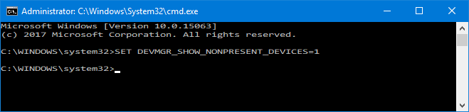 So entfernen Sie einfach alte Treiber aus Windows NONPRESENT DEVICES CMDPROMPT