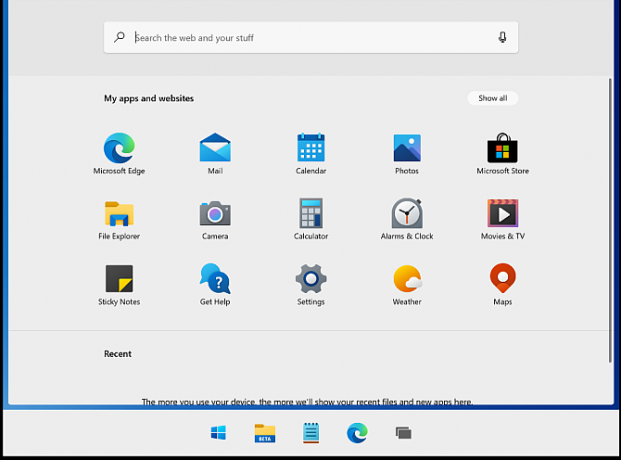 Windows 10x Startmenü Live-Kacheln