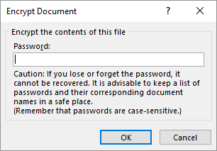 So erstellen Sie professionelle Berichte und Dokumente in Microsoft Word Encrypt Document