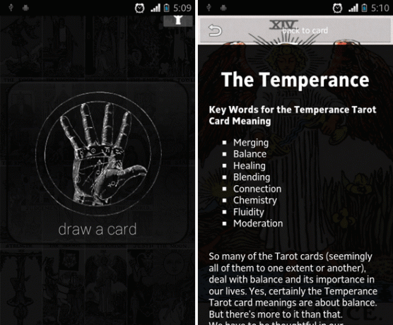 Android-Apps-Tarotkarten