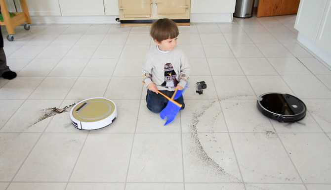 ILIFE A6 Robot Vacuum Review ilife a6 Punkt sauberer Küchentest