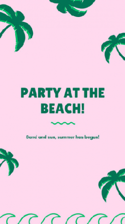 Strandparty Geofilter