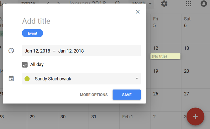 Google Kalender persönliches Tagebuch