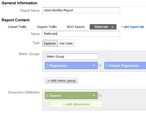 Google Analytics-Berichte