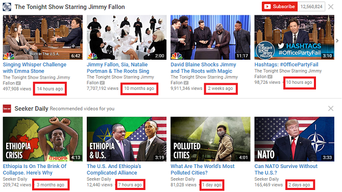 Youtube Homepage Chaos