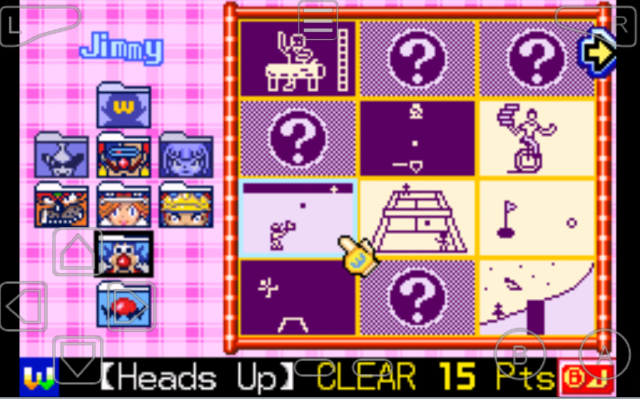 WarioWare Game Grid