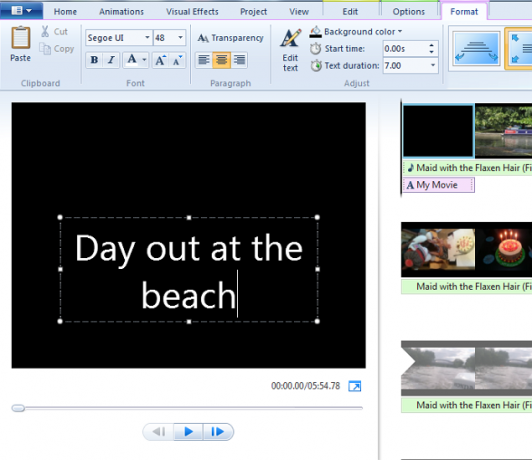 Windows-Movie-Maker-Titel