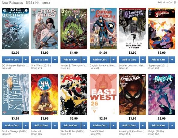 Comixology Neuerscheinungen