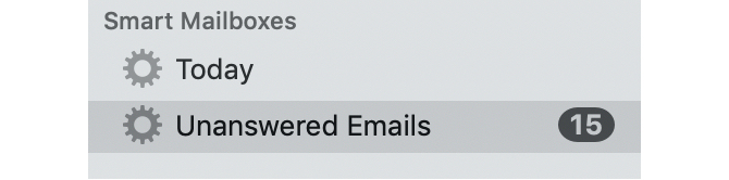 Intelligente Postfächer in Mac Mail