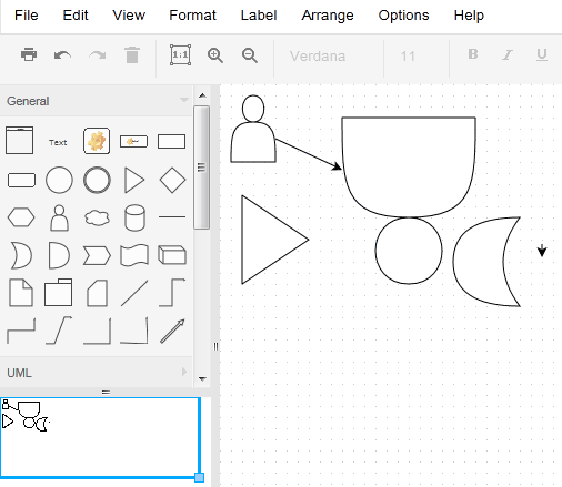 Erstellen Sie verschiedene Diagramme