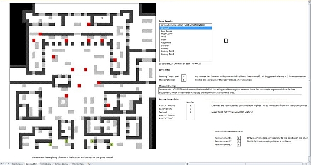 EXLCOM Microsoft Excel XCOM-Spiel