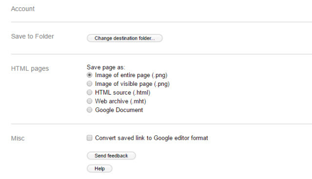 In Google Drive-Optionen speichern