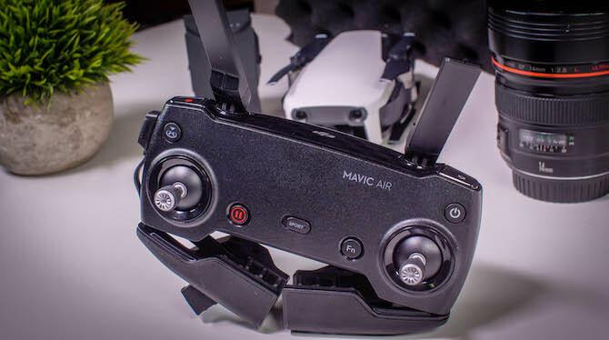 DJI macht es noch einmal: Mavic Air Review Mavic Air Controller