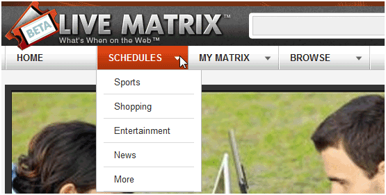 Live Matrix: Ein Zeitplan für Live Events Online livematrix2