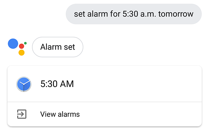 Google Assistant Alarm einstellen