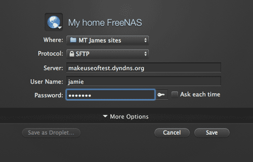 Freenas-Dateien