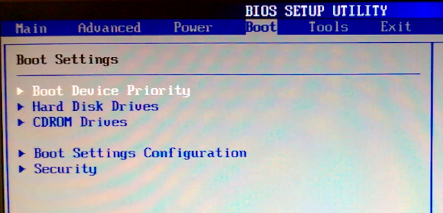 BIOS Utlity Boot Sequence Option