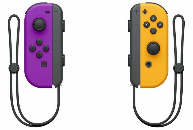Nintendo Purple und Orange Joy-Cons