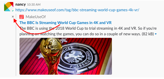4 Möglichkeiten zum Entfernen und Deaktivieren der Linkvorschau in Slack Grey X.