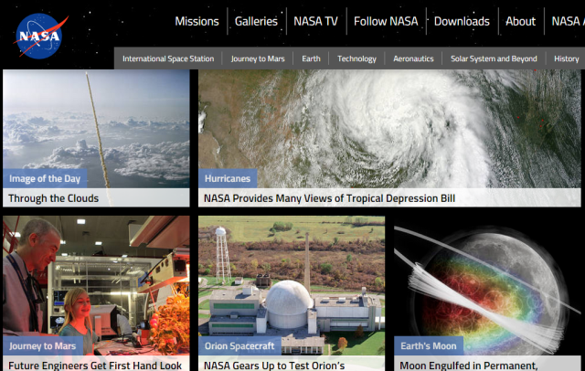 NASA-Website