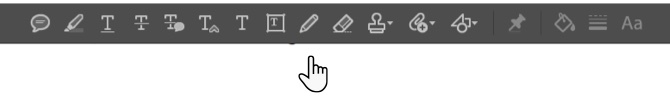 Anmerkungswerkzeuge in Adobe Acrobat