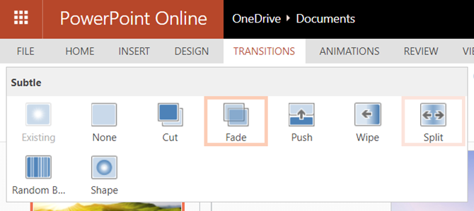 Vergleich Powerpoint online vs. Powerpoint 2016