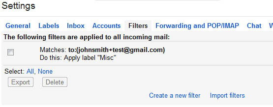 Google Mail-Alias