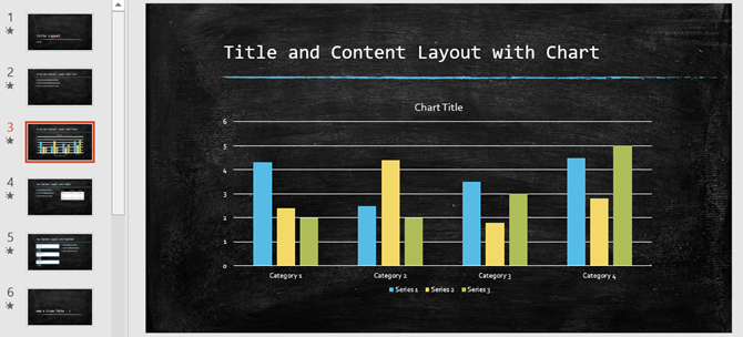 Tafel Bildung Powerpoint-Vorlage