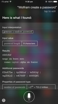 Siri & Wolfram