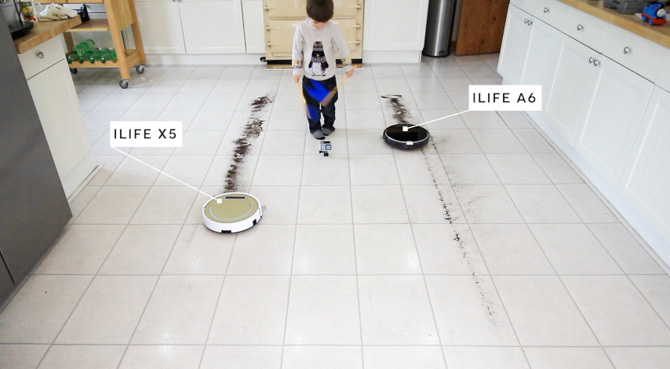 ILIFE A6 Robot Vacuum Review ilife a6 line sauberer Küchentest