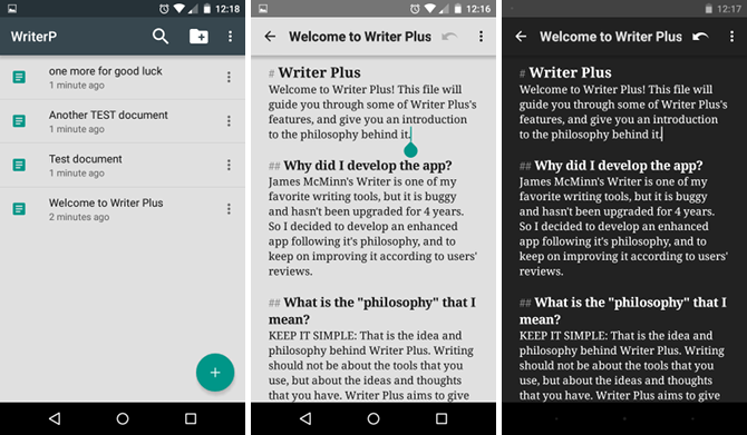 7 ablenkungsfreie Texteditoren für Android im Vergleich: Welches ist das Beste? Android Text Editor Writer plus