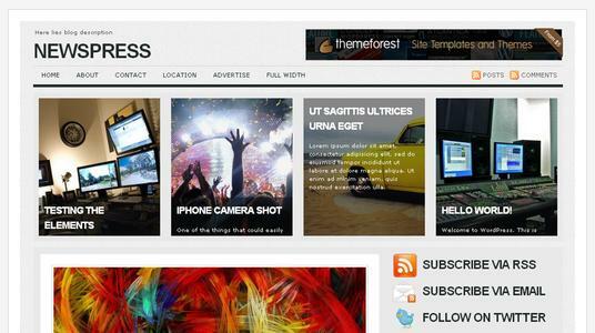 Nicht-Blog-WordPress-Themes