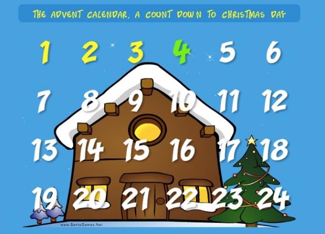 Weihnachtsmann Adventskalender