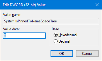 Datei-Explorer-Registrierung