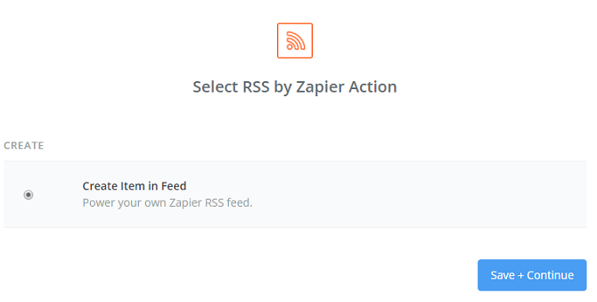 rss von Zapier Artikel erstellen