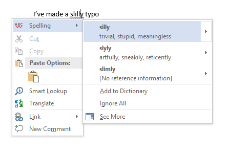 Rechtschreib- und Grammatikprüfung in Microsoft Word ms Wort Tippfehler