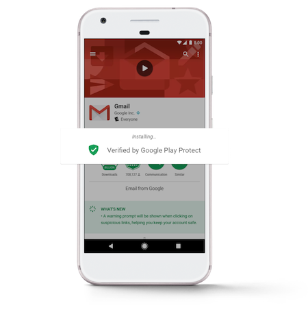 Google Play Protect-Produktaufnahmen 2