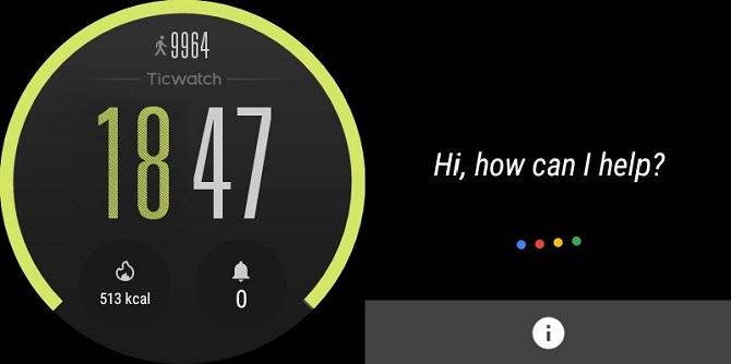 Ticwatch s Android Wear Screenshot