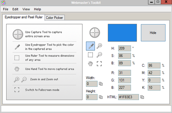 Desktop-Farbwähler