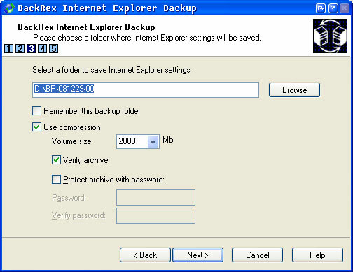 Sichern und Wiederherstellen Ihrer Internet Explorer-Browsereinstellungen iebackup4