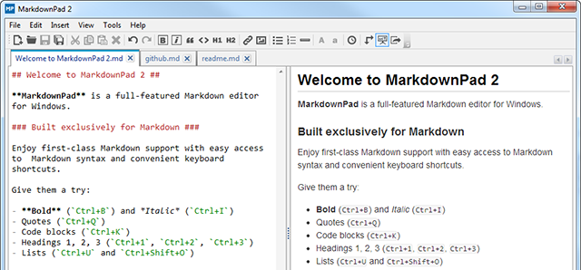 Markdownpad-Windows-Editor