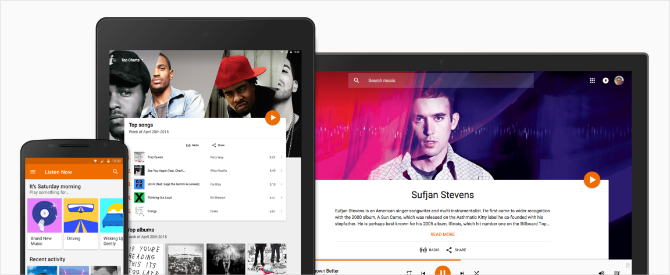 Google Play Music auf mehreren verschiedenen Geräten