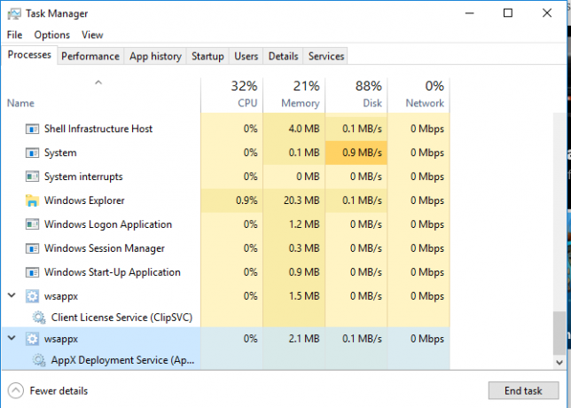 Was ist Wsappx und warum High-CPU-RAM Windows 10 ausgibt